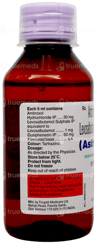 Asthalin Ax Syrup 100Ml
